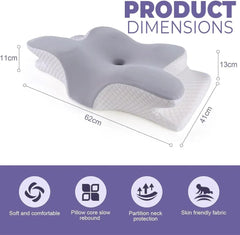 Summer Cooling Memory Foam Cervical Pillow