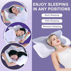 Summer Cooling Memory Foam Cervical Pillow